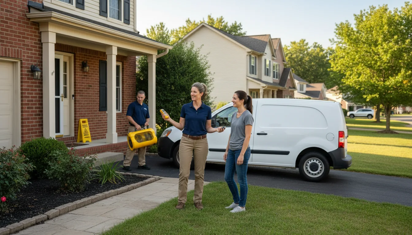 Residential water damage restoration in Glasgow, MT